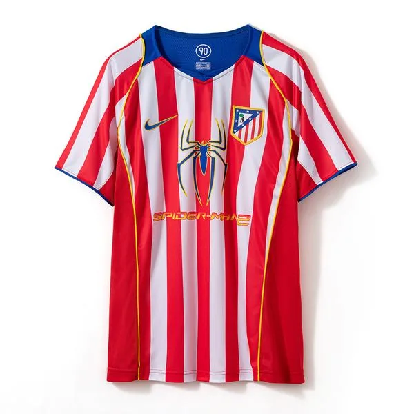 Camiseta de fútbol Atlético Madrid 2004/05 LOCAL MANGA CORTA VERSION FAN